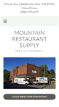 Mobile Screenshot of mountainrestaurantsupply.com
